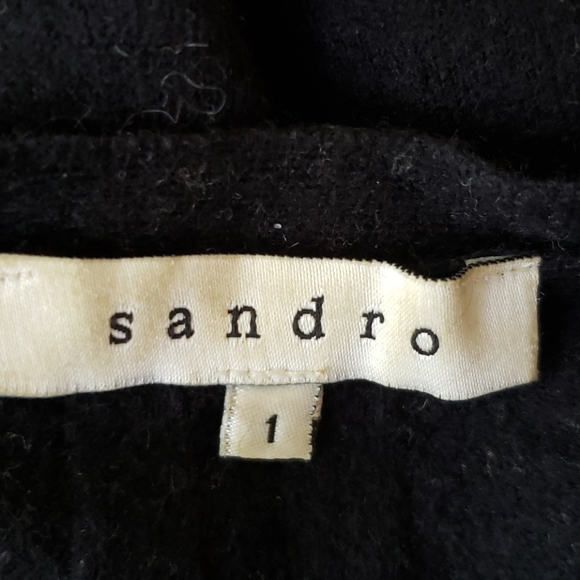 Sandro merino wool long sweater - Picture 4 of 5